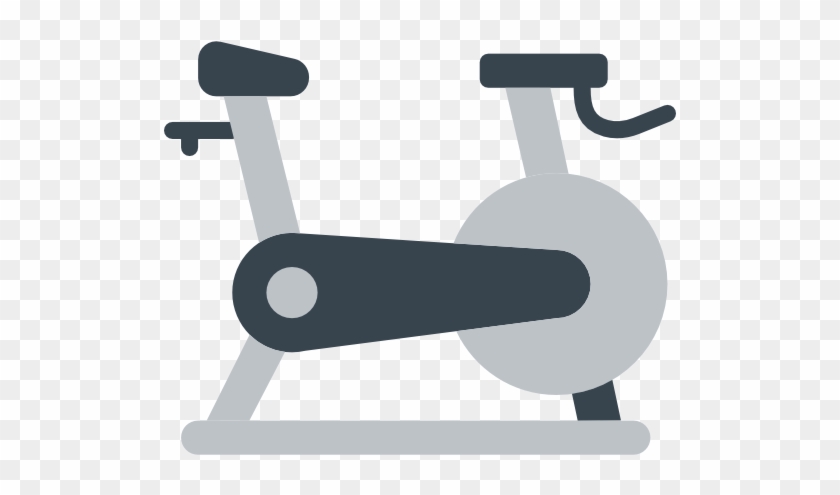 Stationary Bicycle Free Icon - Exercise Machine Clipart #565724