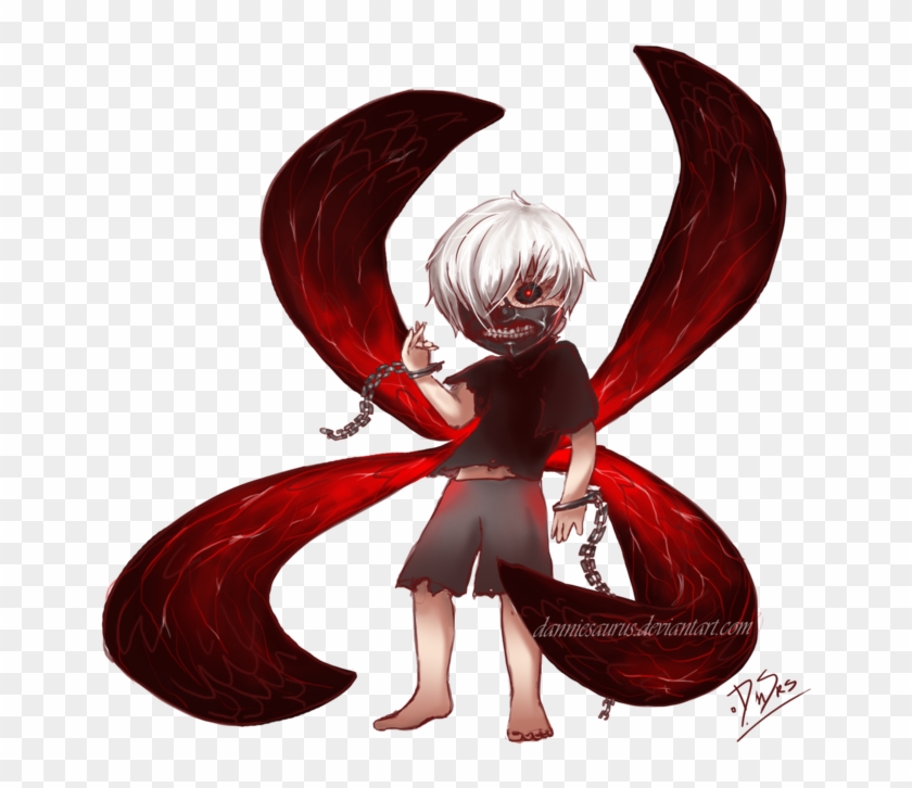 Kaneki Ken Chibi By Danniesaurus - Kaneki Ken Kagune Chibi #565750