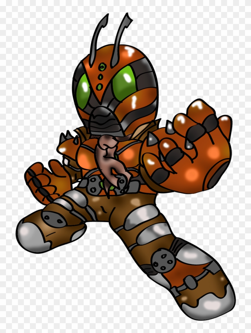 Kamen Rider Rust Chibi By Netro32 - Kamen Rider Series #565778