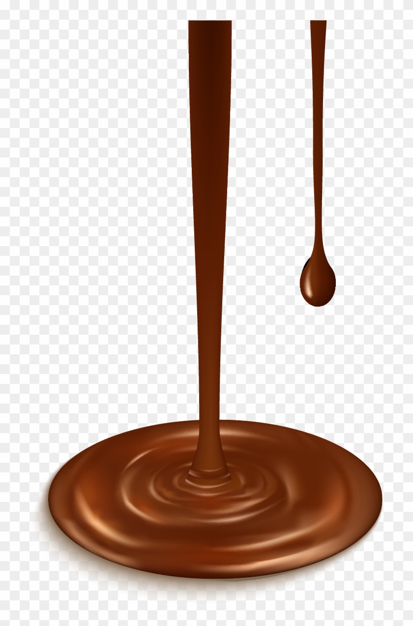 Chocolate Liquid Clip Art - Chocolate Splash Vector Png #565816