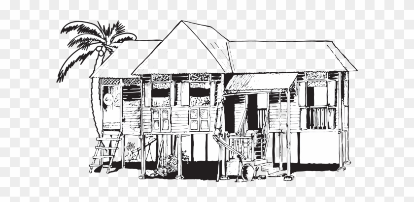 Financial Lateracy Exhibition - Malay Kampung House Sketch #565985