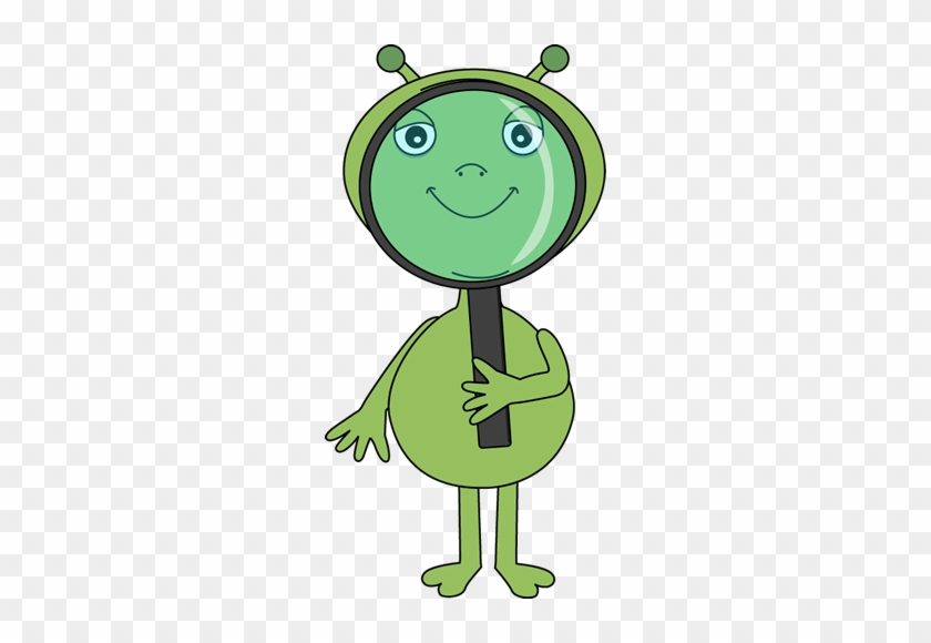 Alien With Magnifying Glass - Personal Space Boundaries #566188