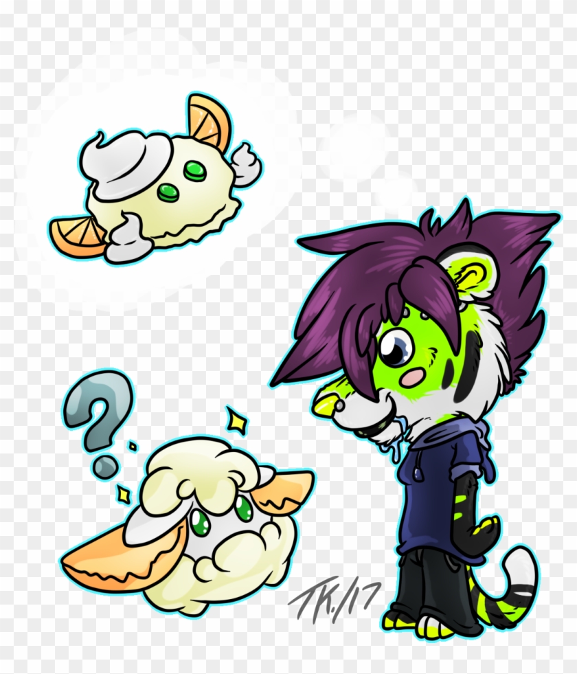 Shiny Orange Sundae Cottonee - Cartoon #566324