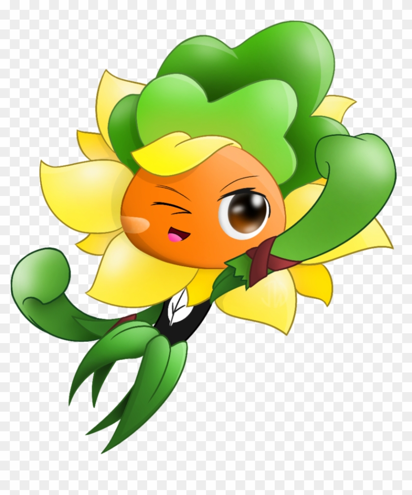 Pvz Heroes Solar Flare As Grass Knuckle By Jackiewolly - Plants Vs Zombies Heroes Solar Flare #566362