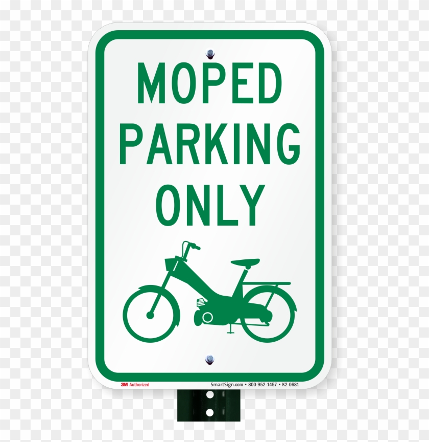 Moped Parking Only, Reserved Parking Sign - Handicap Sign #566480