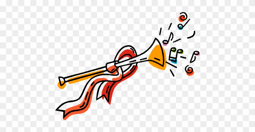 Trumpet Music - Christmas Music Clip Art #566520