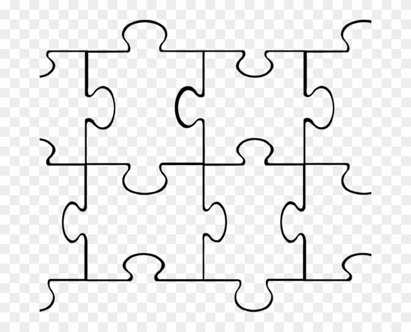 Printable 6 Piece Puzzle Template Drawflatulence