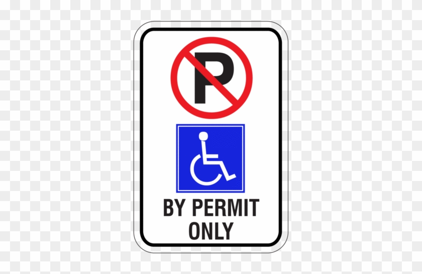 No Parking Handicapped-disabled Sign - Parking Sign #566550