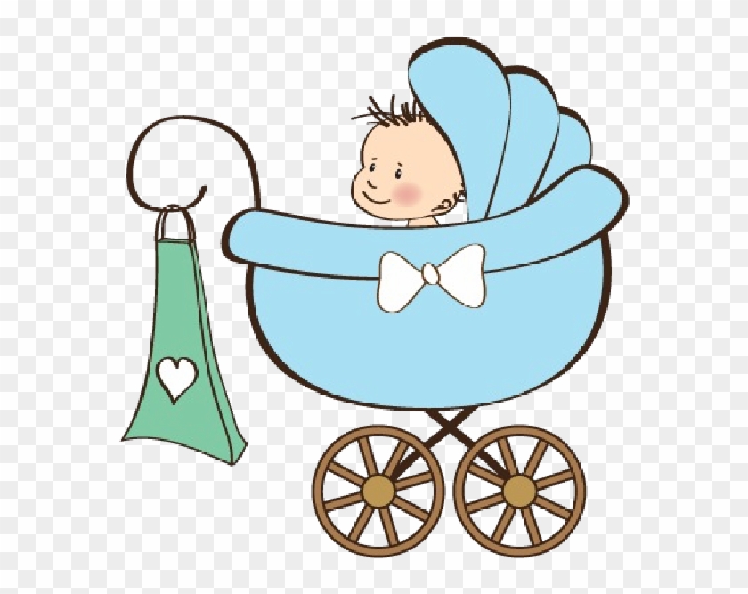 Baby Boy Carriage - Baby Carriages Clip Art #566857