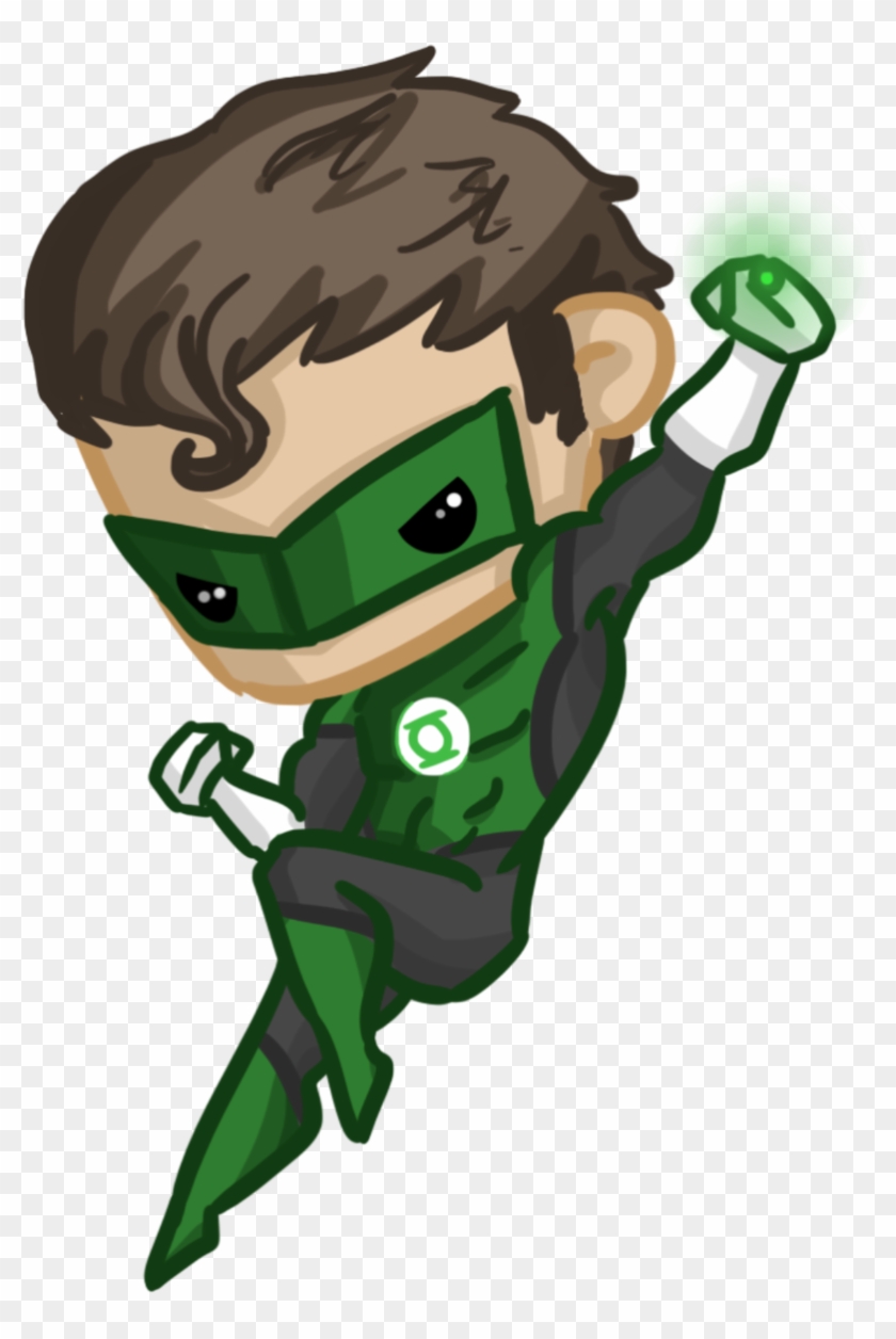 Lantern Clipart Baby Green - Cute Green Lantern Drawing #566913