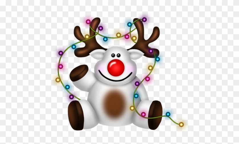 Dbs Hd-reindeer With Lights 1 - Cartoon #566946