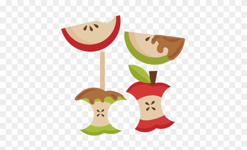 Candied Apples Set Svg Cutting Files For Scrapbooking - Scalable Vector ...