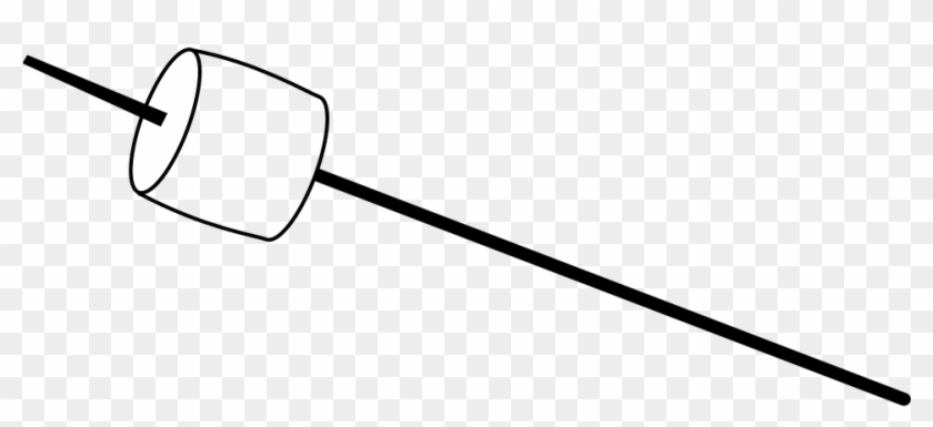 Marshmallow On A Stick Clipart #567001