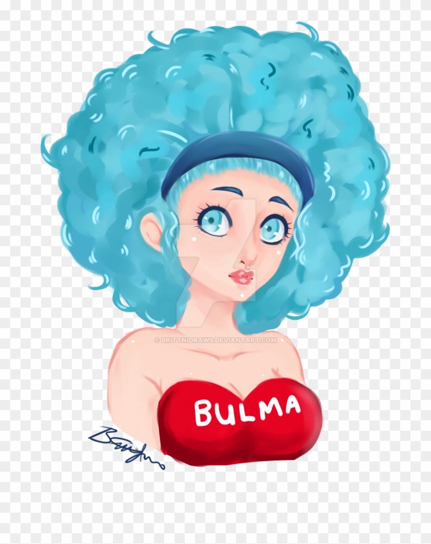 Bulma Bust By Brittnidraws Bulma Bust By Brittnidraws - Illustration #567069