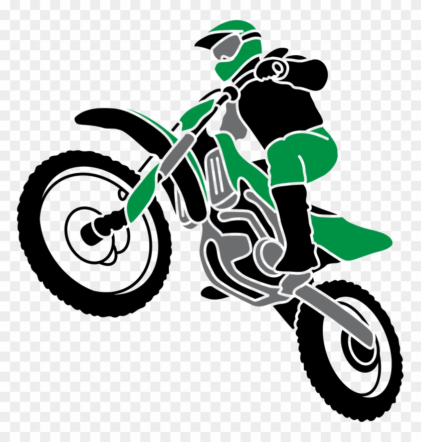 Hockey Cheer Mom That Base Young Wild Dirt Bike - Silhouette Girl Motocross Png #567093