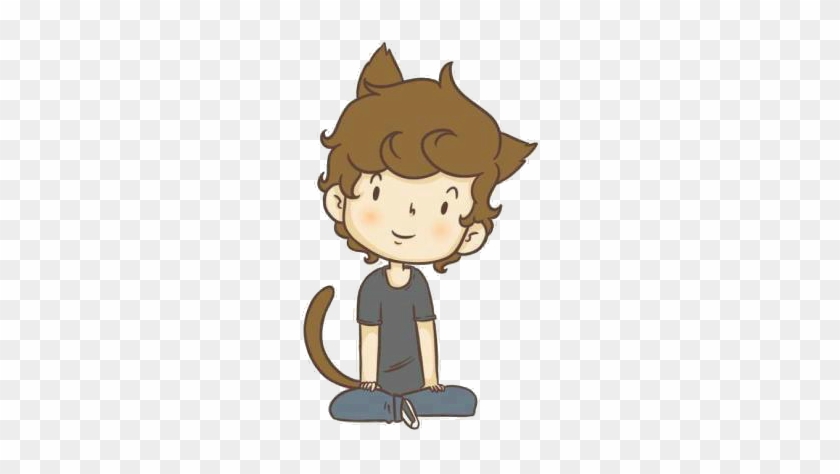 One Direction Caricatura - Louis Tomlinson Cat Hybrid #567129