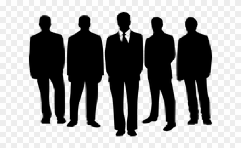 One Direction Clipart Silhouette - 5 Men In Black #567162