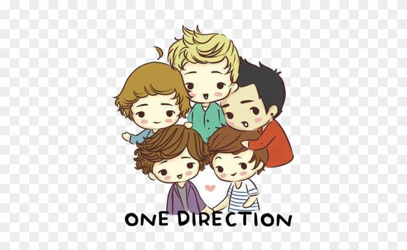 Caricaturas De One Direction Png - One Direction Anime Chibi #567193