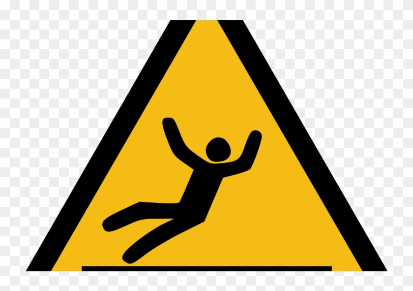 Avoiding Trips And Falls - Caution Floor Slippery When Wet - Safety Sign #567417