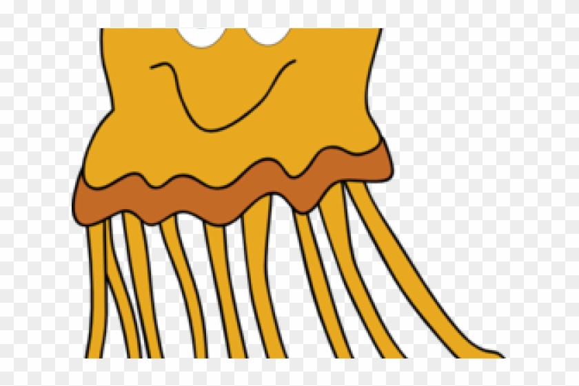 Jellyfish Clipart Yellow - Yellow #567549