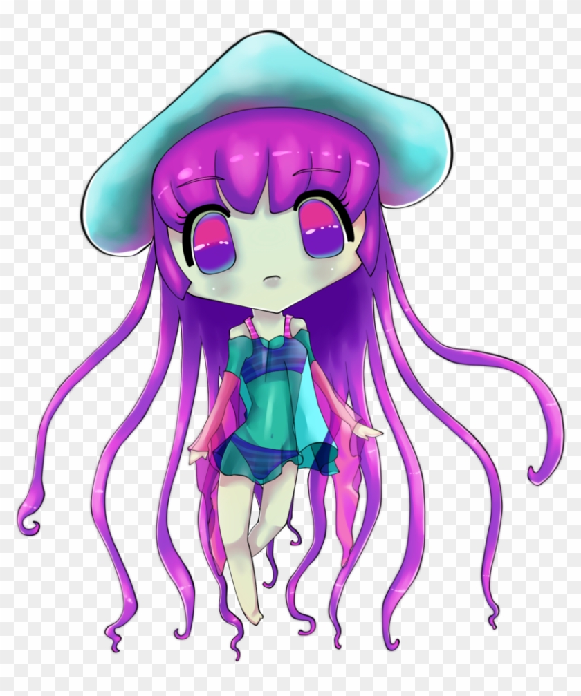 Lady Jellyfish - Cartoon #567651
