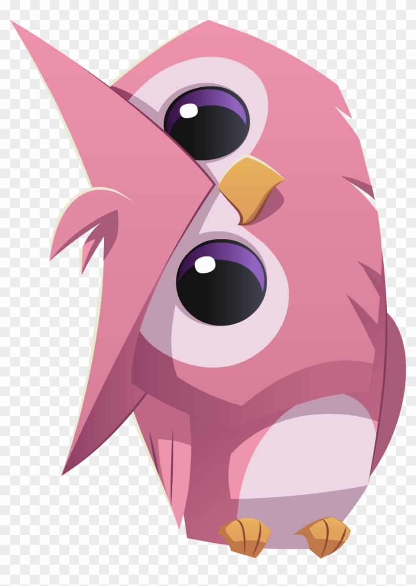 Pink Owl - Animal Jam Owl #567698