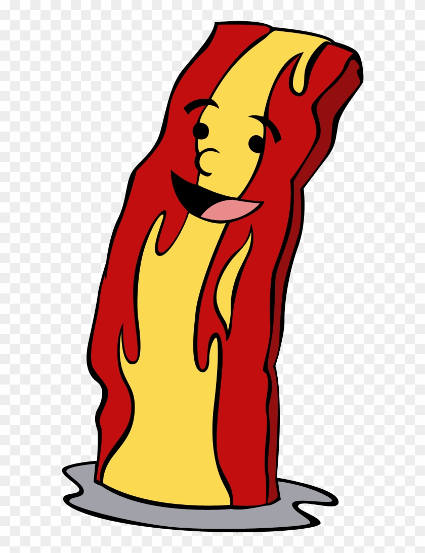 Bacon By Kinsei01 On Deviantart - Cartoon Clip Art Bacon Png #567711