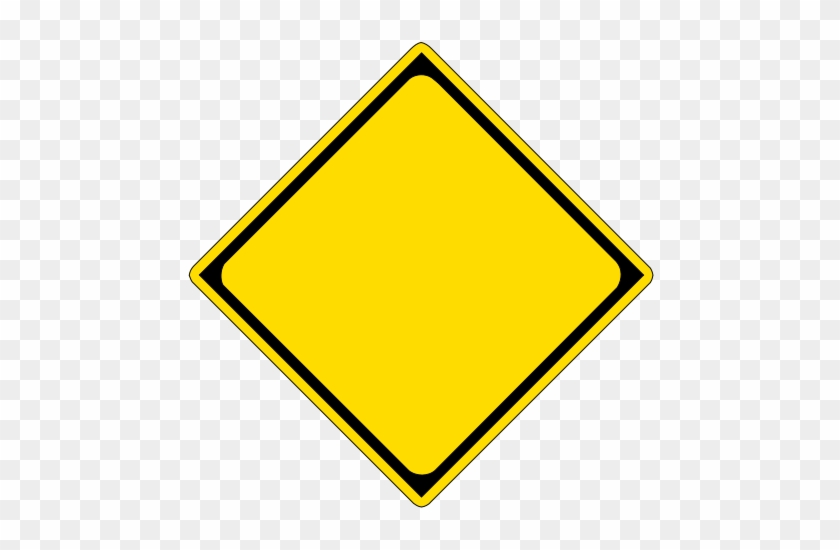 Warning Sign - Yellow Sign #567739