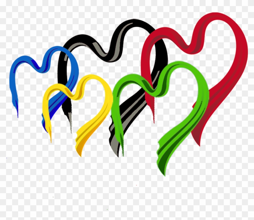 Olympic Games Olympic Symbols Download Icon - Olympics Hearts Png #567827