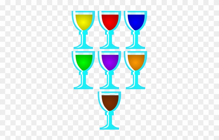 Diamond Chalice Color Potions - Wine Glass #567992