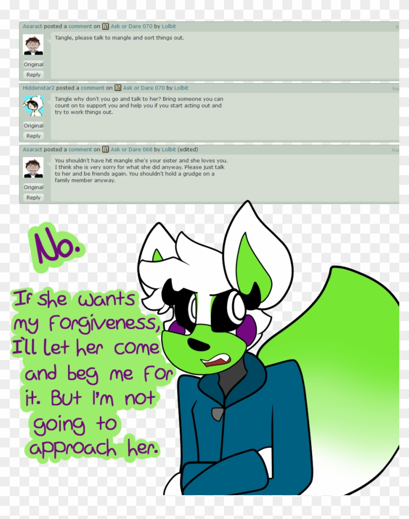 Ask Or Dare 071 By Lolbit - Ask Or Dare Tangle #568071