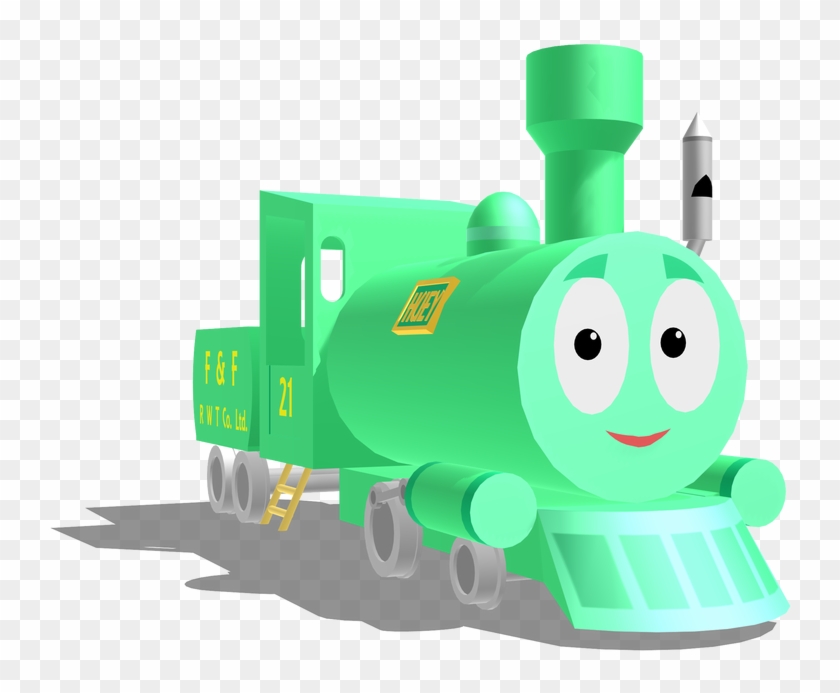 Huey Is A Big Green Engine In Dora The Explorer - Railways Of Crotoonia Huey #568236