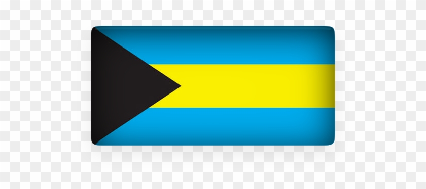 Bahamas Flag Clipart With Perspective Shadow - Bahamas Flag #568366