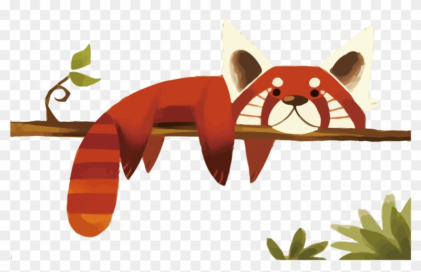 Red Panda Giant Panda Cartoon Drawing Cuteness - Red Panda Giant Panda Cartoon Drawing Cuteness #568776