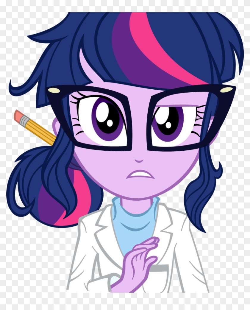 Rebron Y, Clothes, Equestria Girls, Glasses, Lab Coat, - Human Twilight Sparkle Rainbow Rocks #568737