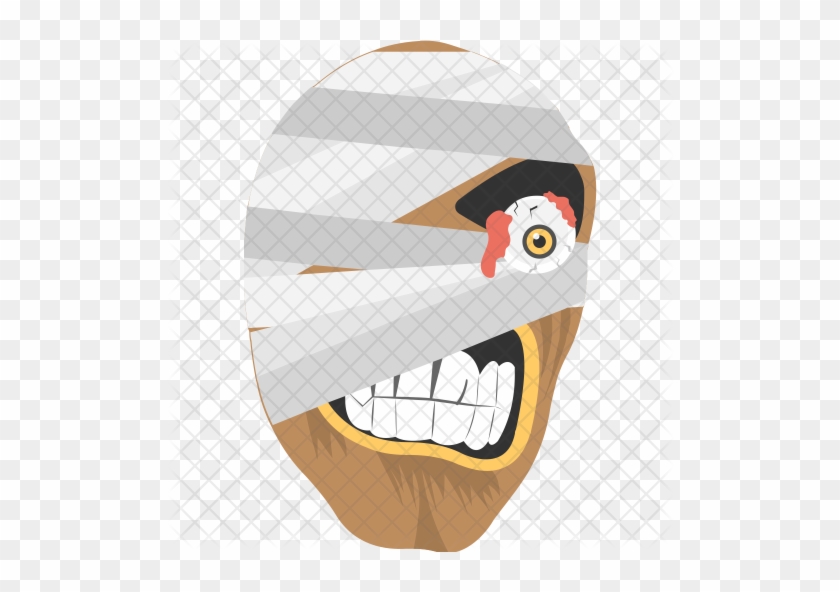 Mummy Mask Icon - Halloween #568830