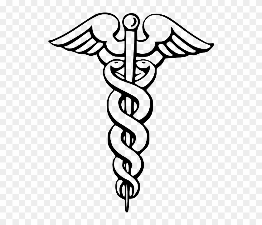 Symbol, Pin, Doctor, Wing, Free, Pharmacy, Staff - Medical Caduceus #568863