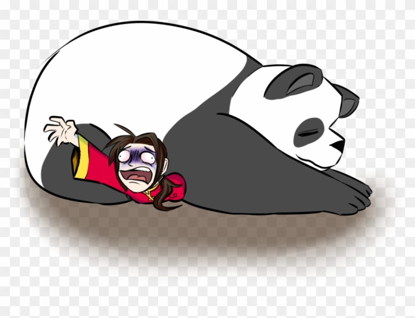 Get Giant Panda Off Me By Militiathehedgehog - Cartoon #568960