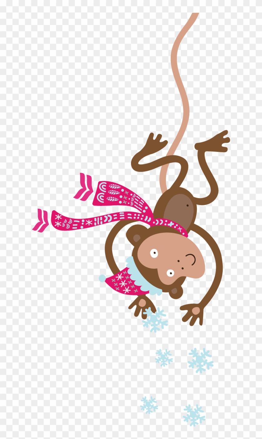 Monkey Illustration On Behance - Illustration #568969