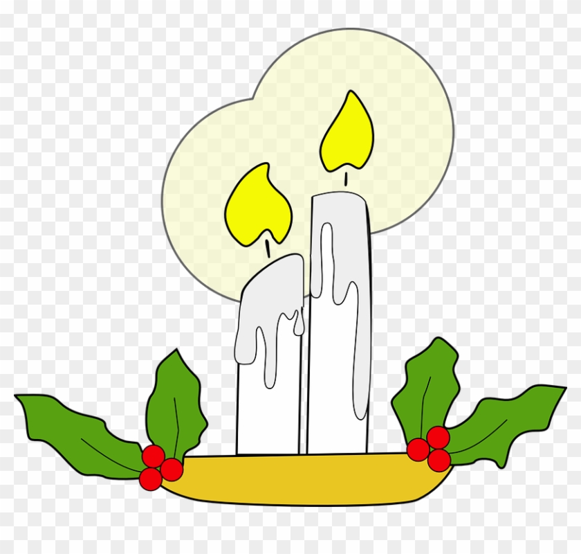Cartoon Candle Cliparts 8, Buy Clip Art - Christmas Candles Clip Art #569197