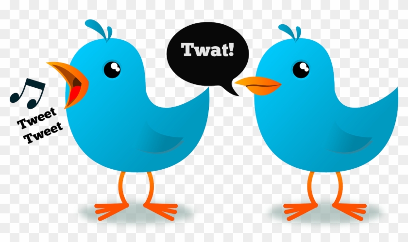 Twatter Mastodon Hosted On Twatter - 2 Little Dicky Birds Clipart #569238