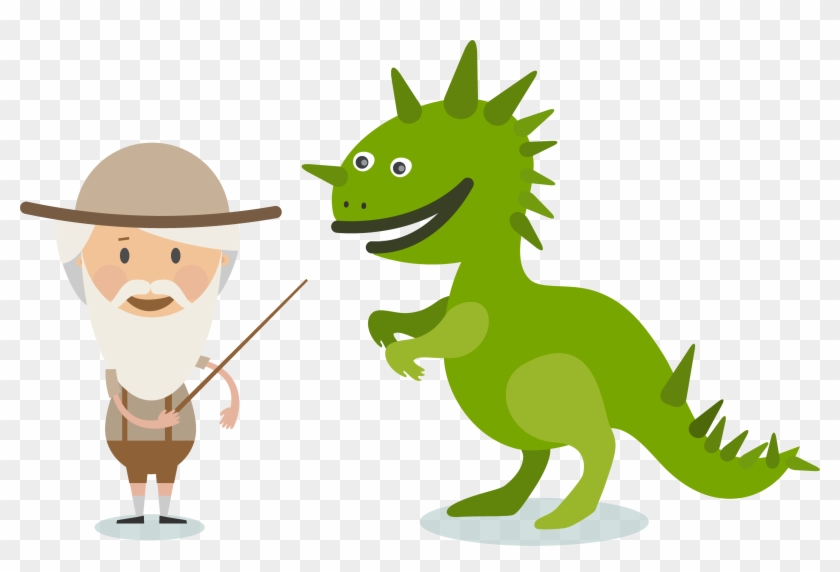 Cartoon Dinosaur Illustration - Illustration #569240