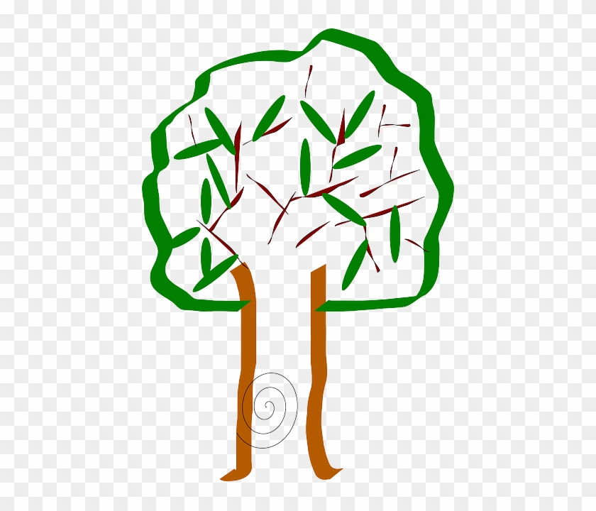 Landscape, Branch, Wood, Log, Leaves, Stem, Stump - Clip Art #569302