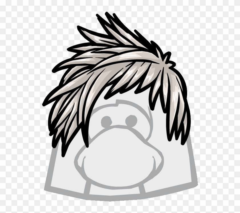 The Snow Drift Clothing Icon Id 1387 - Club Penguin Hair #569383