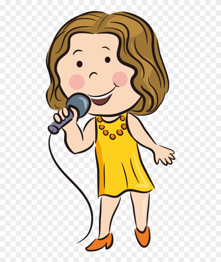 Cartoon Singing - K Song - Singer Cartoon #569438