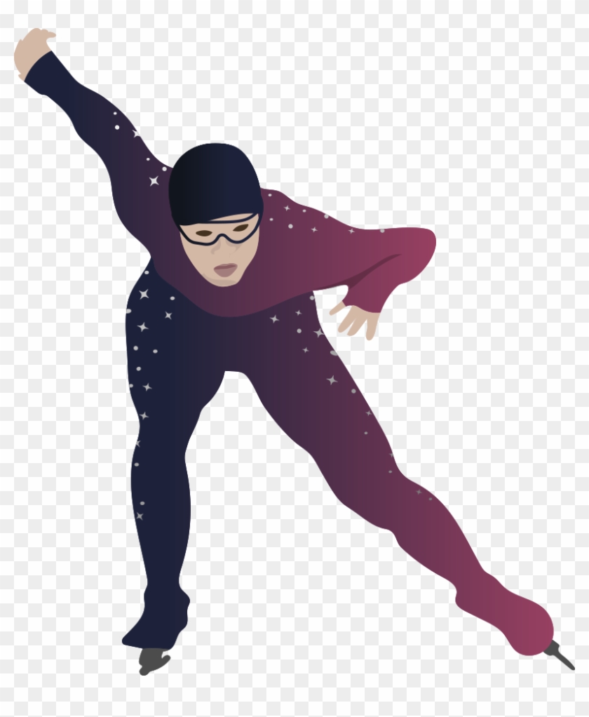 This Is A Sticker Of A Person Skating - Sticker #569444
