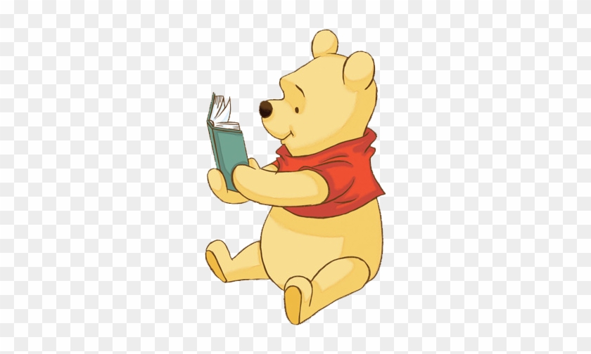 Related Winnie The Pooh Reading Clipart - Winnie Pooh Con Un Libro #569487