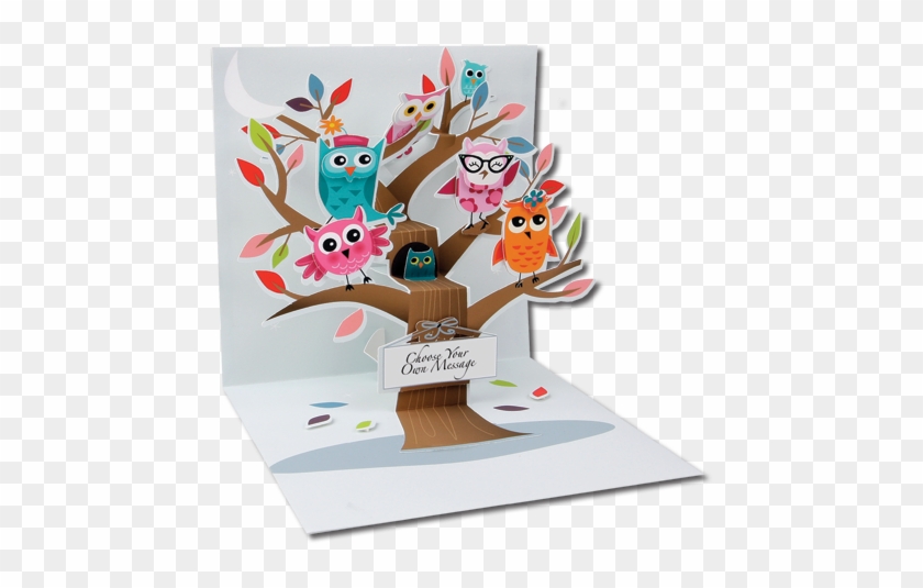 Owls - Owl Pop Up Card #569555