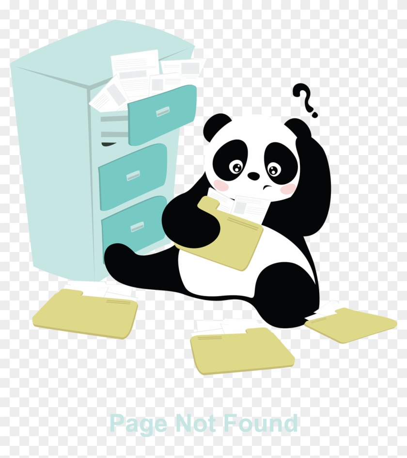 Giant Panda Paper Clip Art - Giant Panda Paper Clip Art #569643