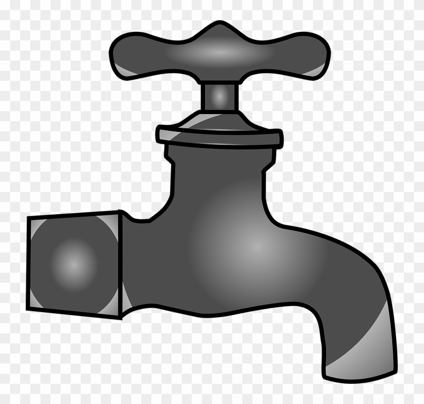 Lamp Outline 28, - Faucet Clipart Png #569776